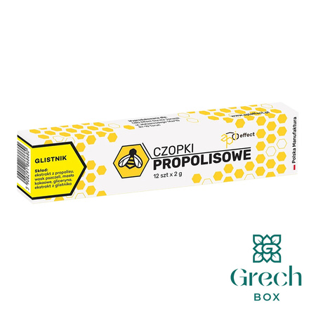 Czopki propolisowe z glistnikiem 12 szt.