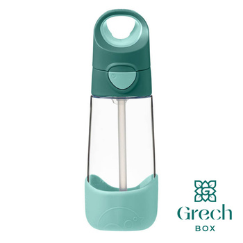 Butelka na wodę ze słomką 600ml Emerald Forest