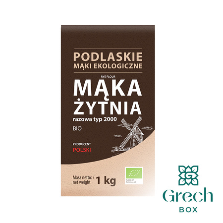 Mąka żytnia razowa Typ 2000 BIO