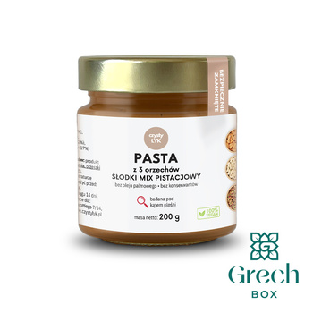 Pasta z 3 orzechów - Słodki mix pistacjowy
