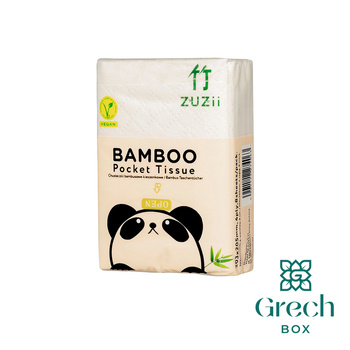Chusteczki higieniczne kieszonkowe z bambusa